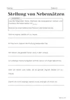 Vorschau - Unterrichtsreihen - Haupt- und Nebensätze Stellung von Nebensätzen - Seite 2
