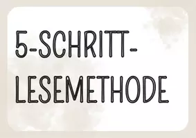 Vorschau - Präsentationen/Tafelbilder - 5-Schritt-Lesemethode - Seite 1
