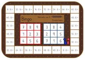 Vorschau - Spiele - Bingo Malreihe von 8 | Einmaleins - Seite 3