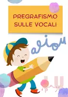 anteprima - Esercizi - Schede di Pregrafismo sulle Vocali - Pagina di copertina