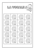 anteprima - Esercizi - Schede di Pregrafismo sulle Vocali - Pagina 2