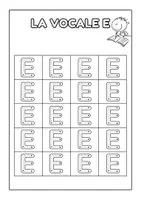 anteprima - Esercizi - Schede di Pregrafismo sulle Vocali - Pagina 3