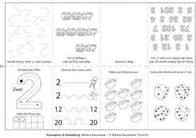 Vorschau - Arbeitsblätter - Mein Zahlenbuch 1-10 #homeschooling - Seite 2