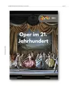 Vorschau - Arbeitsblätter - Oper im 21. Jahrthundert - Lernheft SEK I - Seite 1