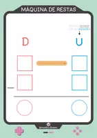 Vista previa - Tarjetas / Manipulativos - Máquina de restas (con llevadas) - página 2