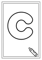 anteprima - Materiale di supporto/inclusione - Lettere dell'Alfabeto da Colorare - Pagina 3