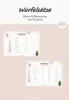 Vorschau - Arbeitsblätter - Würfelsätze - Winter & Weihnachten (dreifach differenziert) - Deckblatt
