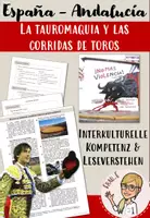 Vorschau - Arbeitsblätter - Stierkampf in Andalusien - ein kritischer Blick: la tauromaquia / el toreo / las corridas de toro - Deckblatt