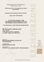 Vorschau - Stundenentwürfe - Impulskarten zur Unterrichtsstunde jung und schwanger Elternarbeit in herausfordernden Kontexten - Deckblatt
