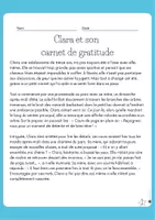 Vorschau - Arbeitsblätter - Clara et son carnet de gratitude - Seite 1