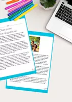 Vorschau - Arbeitsblätter - Clara et son carnet de gratitude - Deckblatt