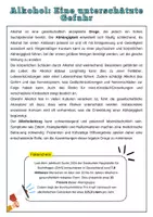 Vorschau - Arbeitsblätter - Alkohol und Nikotin - Abhängigkeiten im Vergleich | Unterrichtsreihe "Der Mensch", Biologie 6./7., Sucht, Drogen - Seite 3