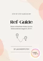 Vorschau - Anderer Materialtyp - Ref-Guide - dein Ebook für eine stressfreie Reise durchs Referendariat - Deckblatt