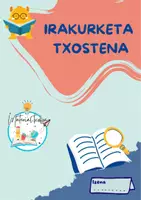 Vista previa - Unidades / Secuencias / Situaciones de Aprendizaje - IRAKURKETA TXOSTENA: 1. ziklorako eta 2.ziklo hasierarako. - Portada