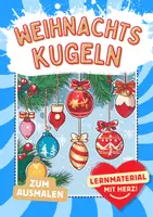 Vorschau - Mal- und Bastelvorlagen - Weihnachten Ausmalbilder - Deckblatt