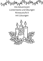Vorschau - Arbeitsblätter - Advent- Material - Deckblatt