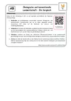 Vorschau - Arbeitsblätter - Ökologische und konventionelle Landwirtschaft im Vergleich - Seite 1