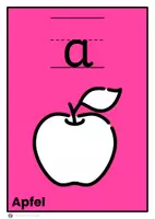 Vorschau - Poster - Buchstaben Aushang in Regenbogenoptik - Seite 1