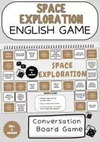 Vorschau - Spiele - Space Exploration Conversation Board Game English Games 7. bis 9.Klasse - Deckblatt