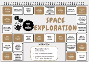 Vorschau - Spiele - Space Exploration Conversation Board Game English Games 7. bis 9.Klasse - Seite 1