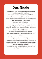 anteprima - Testo - Storia di San Nicola per bambini – Le origini di Babbo Natale - Pagina 1
