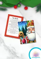 anteprima - Testo - Storia di San Nicola per bambini – Le origini di Babbo Natale - Pagina di copertina