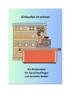 Vorschau - Fördermaterial/Inklusion - Rollenspiel - Einkaufen ist schwer - Deckblatt