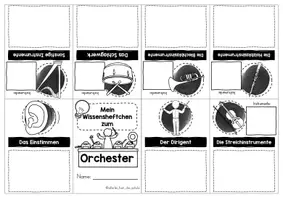 Vorschau - Arbeitsblätter - Wissensheftchen - Das Orchester - Seite 3