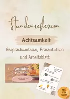 Vorschau - Arbeitsblätter - Stundenreflexion, Gesprächsimpuls, Achtsamkeit - Deckblatt