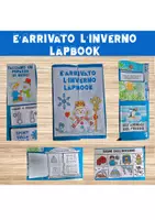 anteprima - Esercizi - ❄️ Lapbook “È arrivato l’inverno” - Pagina di copertina