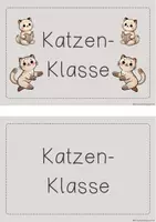 Vorschau - Poster - Klassenschild für deine Katzen-Klasse - Seite 2