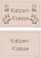 Vorschau - Poster - Klassenschild für deine Katzen-Klasse - Seite 3