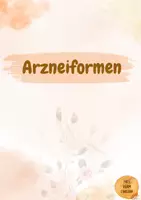 Vorschau - Arbeitsblätter - Arzneiformen Arbeitsblatt - Deckblatt