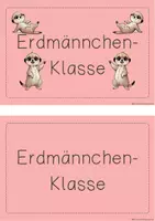Vorschau - Poster - Klassenschild für deine Erdmännchen-Klasse - Seite 3