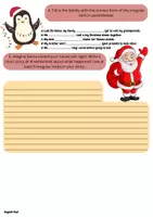 Vorschau - Arbeitsblätter - Unregelmäßige Verben - Weihnachten - Seite 2