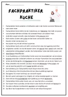 Vorschau - Fördermaterial/Inklusion - Text der Woche: Fachpraktiker Küche/ Beikoch - Seite 1