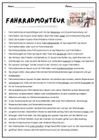 Vorschau - Fördermaterial/Inklusion - Text der Woche: Fahrradmonteur - Seite 1