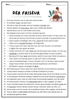 Vorschau - Fördermaterial/Inklusion - Text der Woche: Friseur - Seite 1