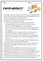 Vorschau - Fördermaterial/Inklusion - Text der Woche: Fachlagerist - Seite 1