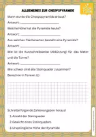 Vorschau - Arbeitsblätter - Cheops Pyramide: Rätsel, Formeln und Fakten entdecken! - Seite 2