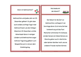 Vorschau - Aufgabenkarten - Lesekartei & Fragen Weihnachten / Lesen - Seite 3