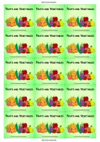 Vorschau - Stationenlernen - Materialpaket "FRUITS and VEGETABLES" - Spiele für den Englischunterricht - Seite 3