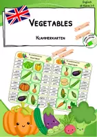 Vorschau - Spiele - Materialpaket "FRUITS and VEGETABLES" - Spiele für den Englischunterricht - Seite 1