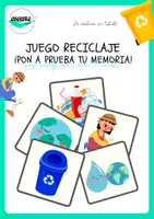 Vista previa - Tarjetas / Manipulativos - JUEGO RECICLAJE ¡PON A PRUEBA TU MEMORIA! - Portada