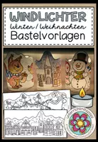 Vorschau - Mal- und Bastelvorlagen - Weihnachten basteln – Bastelvorlagen und Weihnachtsdeko | wachsendes Bastelpaket 3.–5. Klasse - Seite 1