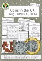 Vorschau - Arbeitsblätter - British Money: UK Coins unter Charles III. (Englisch Grundschule) - Deckblatt