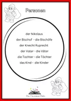 Vorschau - Arbeitsblätter - Sankt Nikolaus - Grundwortschatz - Seite 1