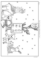 Vorschau - Spiele - Zuhören und Malen. Die Tiere feiern Weihnachten. Hörverstehen, Hörtext - Seite 3