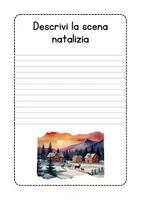 anteprima - Esercizi - Descrivi la scena natalizia - 12 pagine - Pagina 1