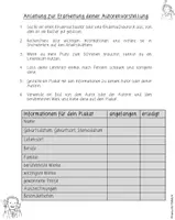 Vorschau - Unterrichtsreihen - Autorenvorstellung fachspezifische Leistung Klasse3/4 - Seite 1